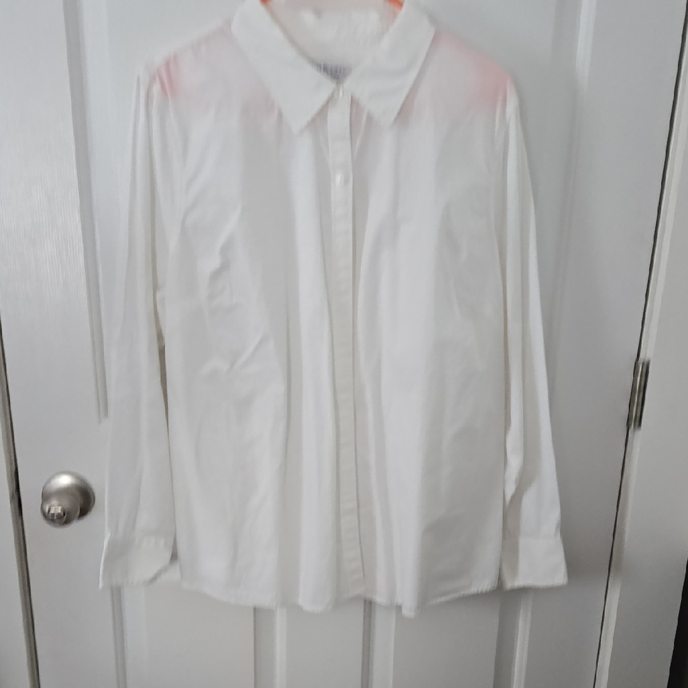 Kim Rogers Crisp White Blouse